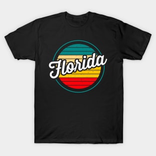 Florida - Retro Sunset T-Shirt